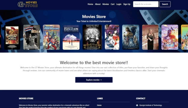 GT Movies Store